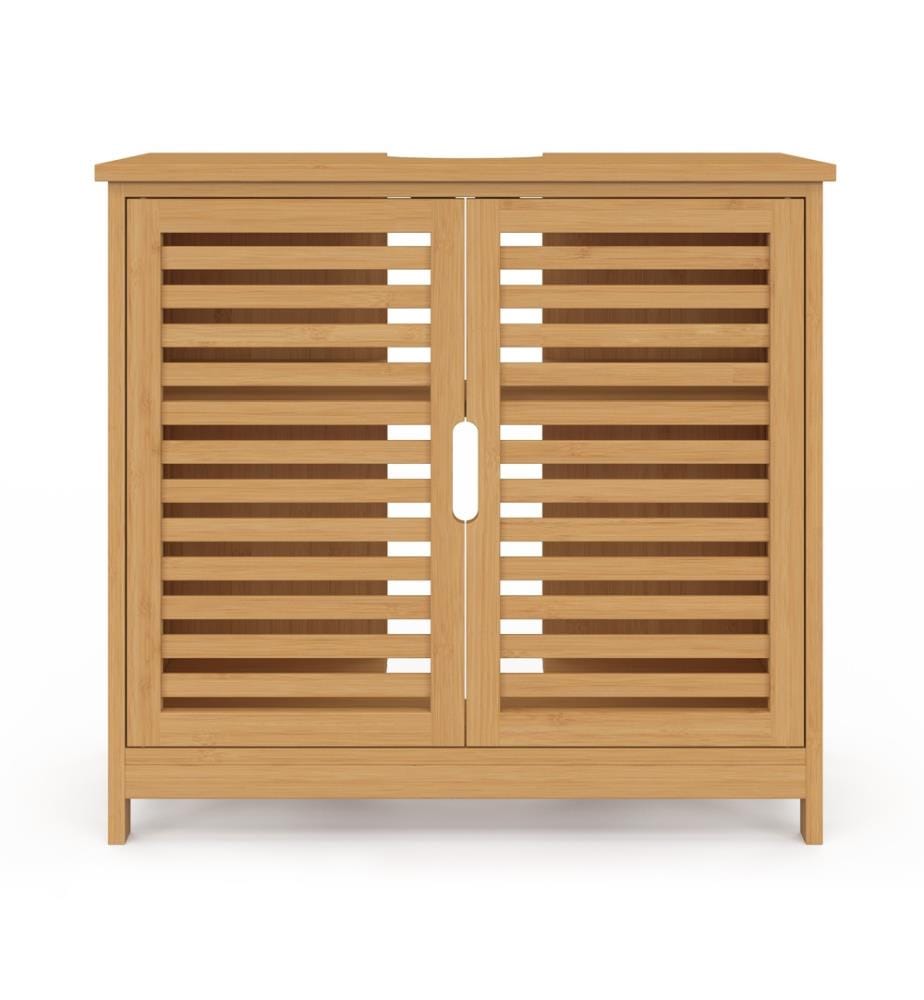 Meuble sous vasque sur pieds Maya 2 portes