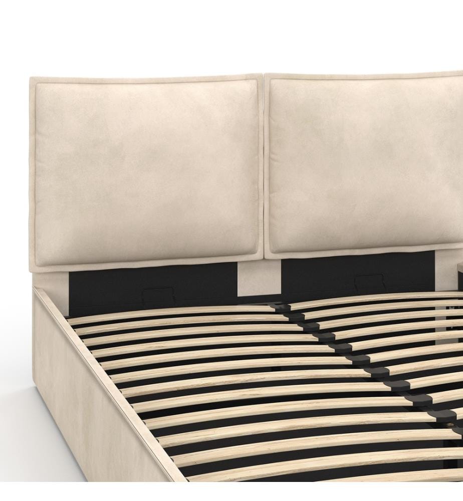 Lit Coffre Lilou 140 x 190cm - Beige