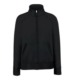 Fruit Of The Loom Damen Lady-Fit Fleece-Sweatshirt-Jacke