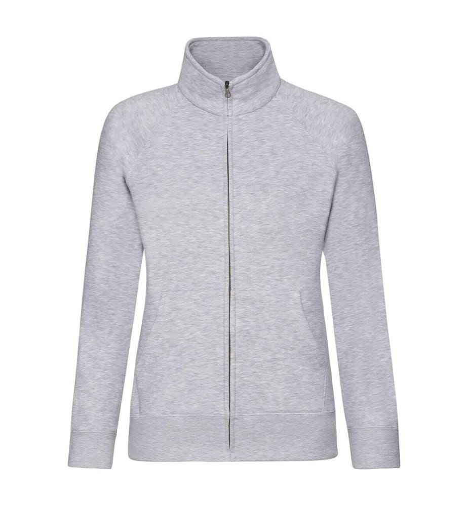 Fruit Of The Loom Damen Lady-Fit Fleece-Sweatshirt-Jacke
