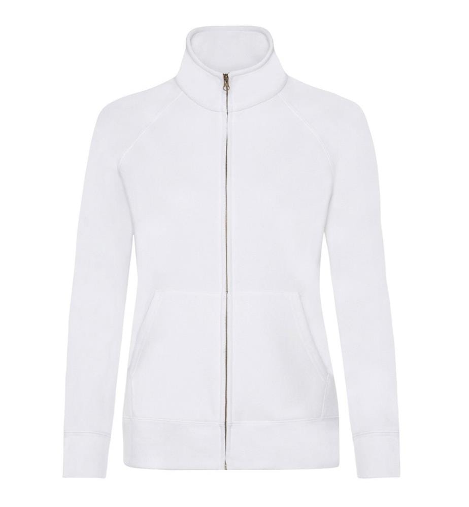 Fruit Of The Loom Damen Lady-Fit Fleece-Sweatshirt-Jacke