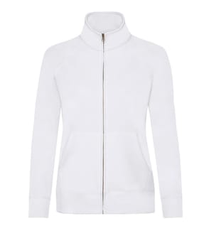 Fruit Of The Loom Damen Lady-Fit Fleece-Sweatshirt-Jacke