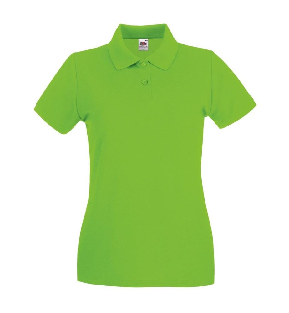 Fruit of the Loom Premium Maglietta Polo Aderente Maniche Corte Donna