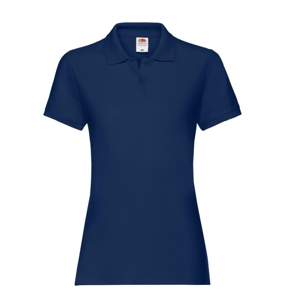 Fruit of the Loom Premium Maglietta Polo Aderente Maniche Corte Donna