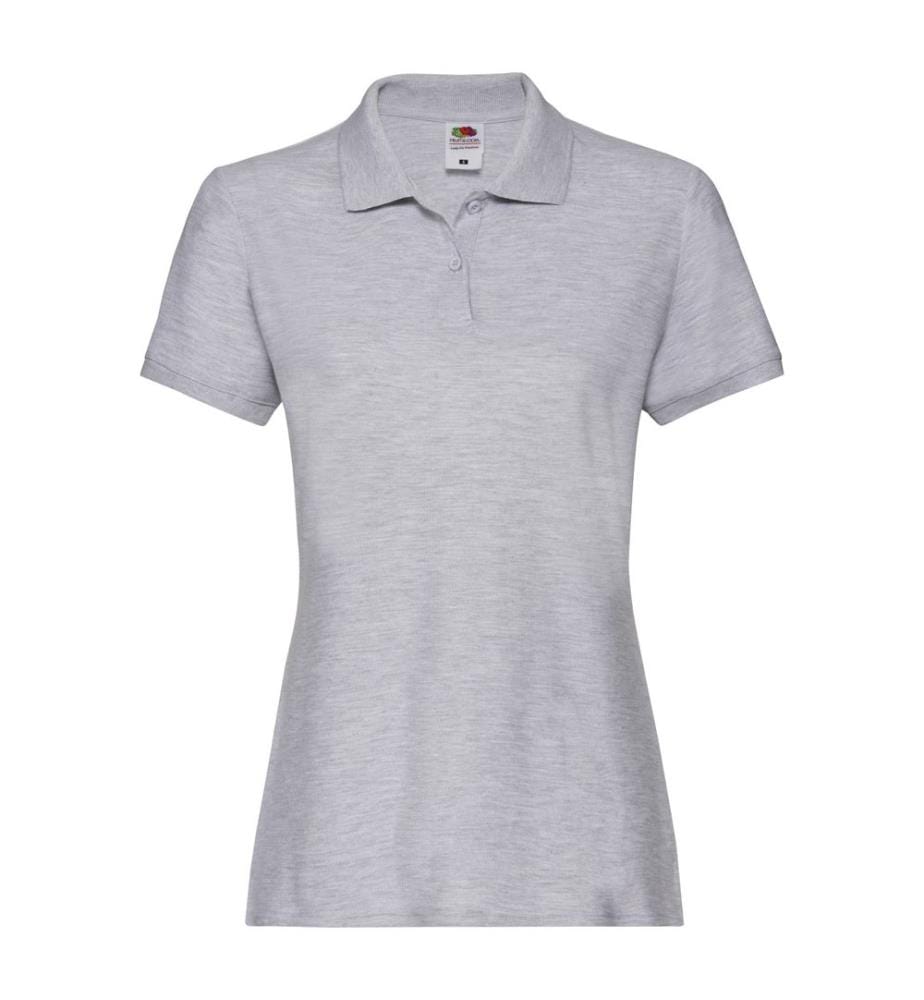 Fruit of the Loom Premium Maglietta Polo Aderente Maniche Corte Donna