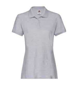 Fruit of the Loom Premium Maglietta Polo Aderente Maniche Corte Donna