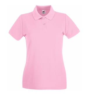 Fruit of the Loom Premium Maglietta Polo Aderente Maniche Corte Donna