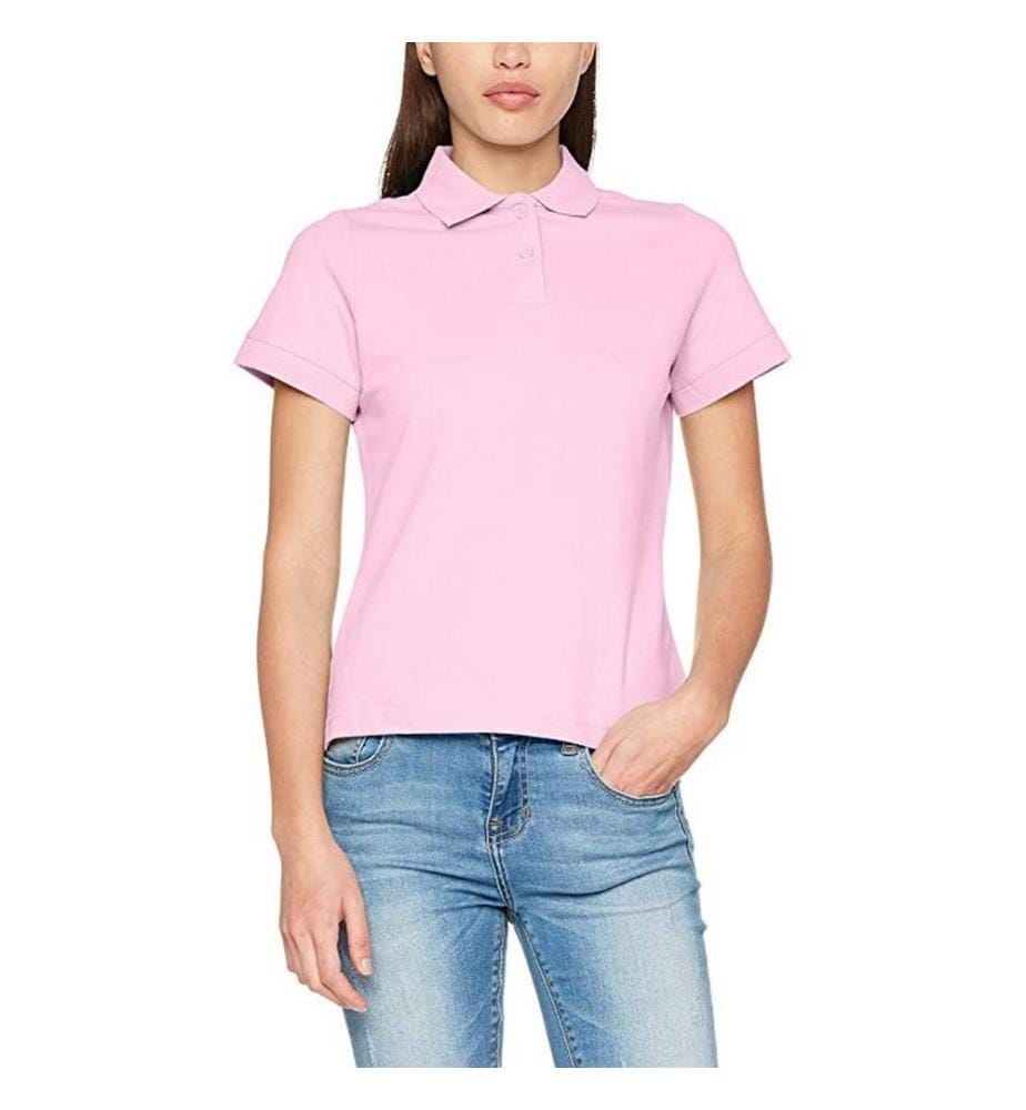 Fruit of the Loom Premium Maglietta Polo Aderente Maniche Corte Donna