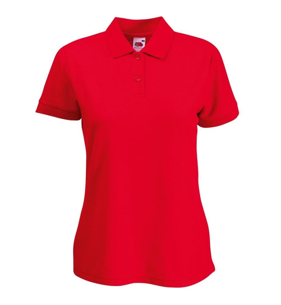 Fruit Of The Loom Damen 65/35 Poloshirt, Kurzarm