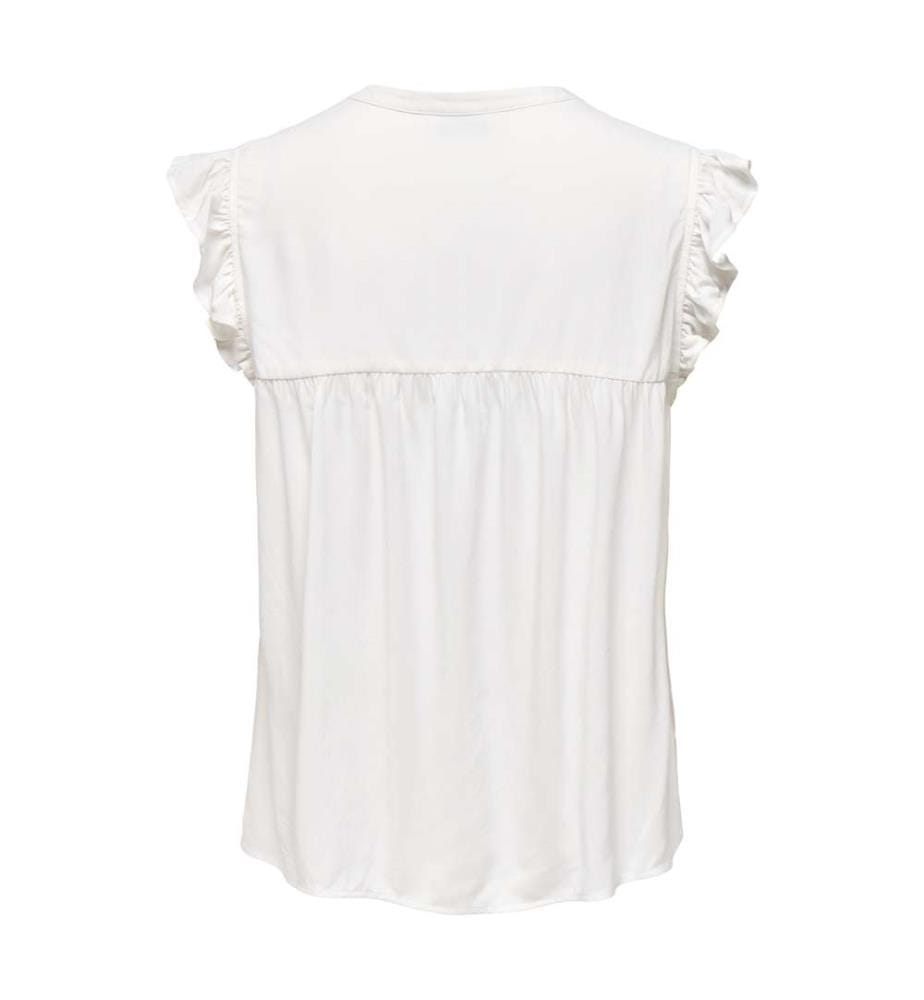 Top - Cloud Dancer Blue Emb