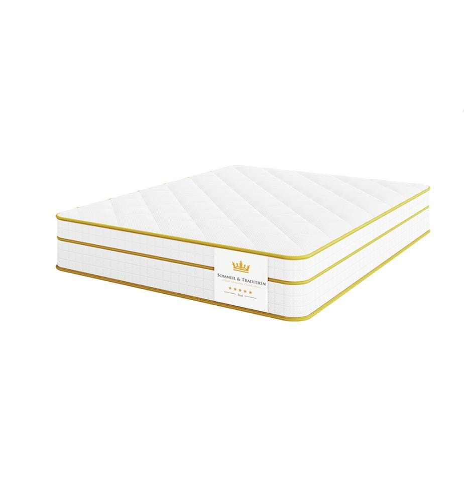 Set Super Confort 140 x 190 Matratze + 1 Matratzenauflage 5 cm - Magellan 30 cm