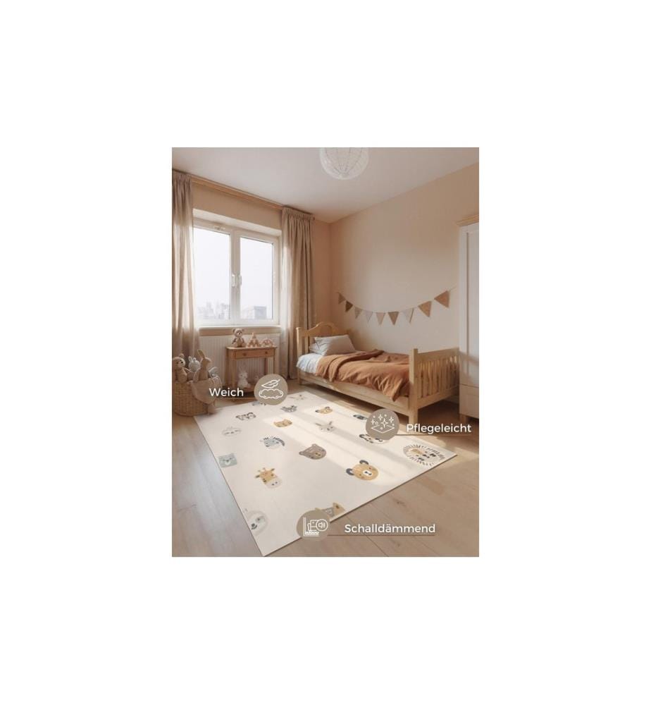 Hanse Home Dekoteppich Tiny Zoo 160 x 235 cm