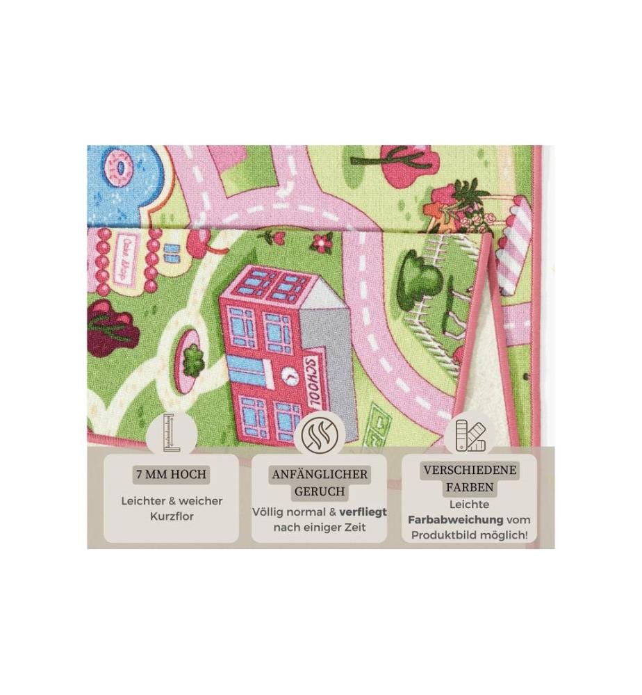 Hanse Home Spielteppich Sweet Town 160 x 240 cm, Pink