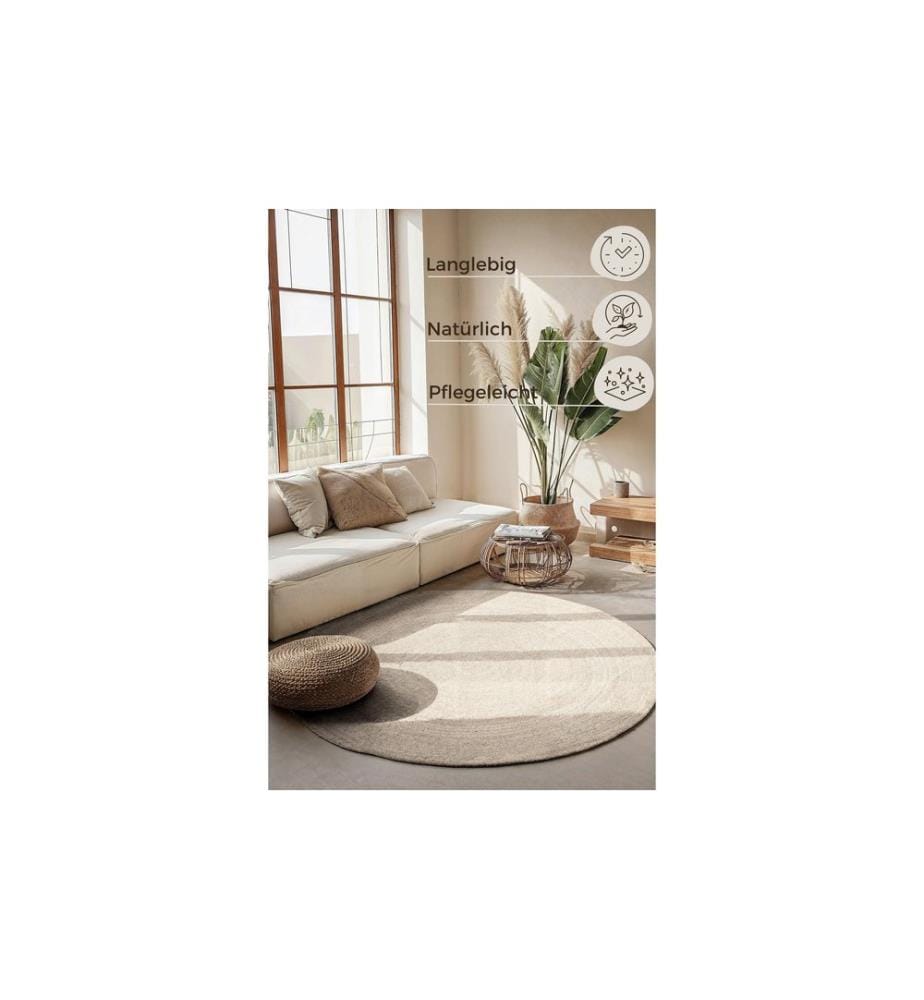 Hanse Home Teppich Rangpur 140 cm x 140 cm