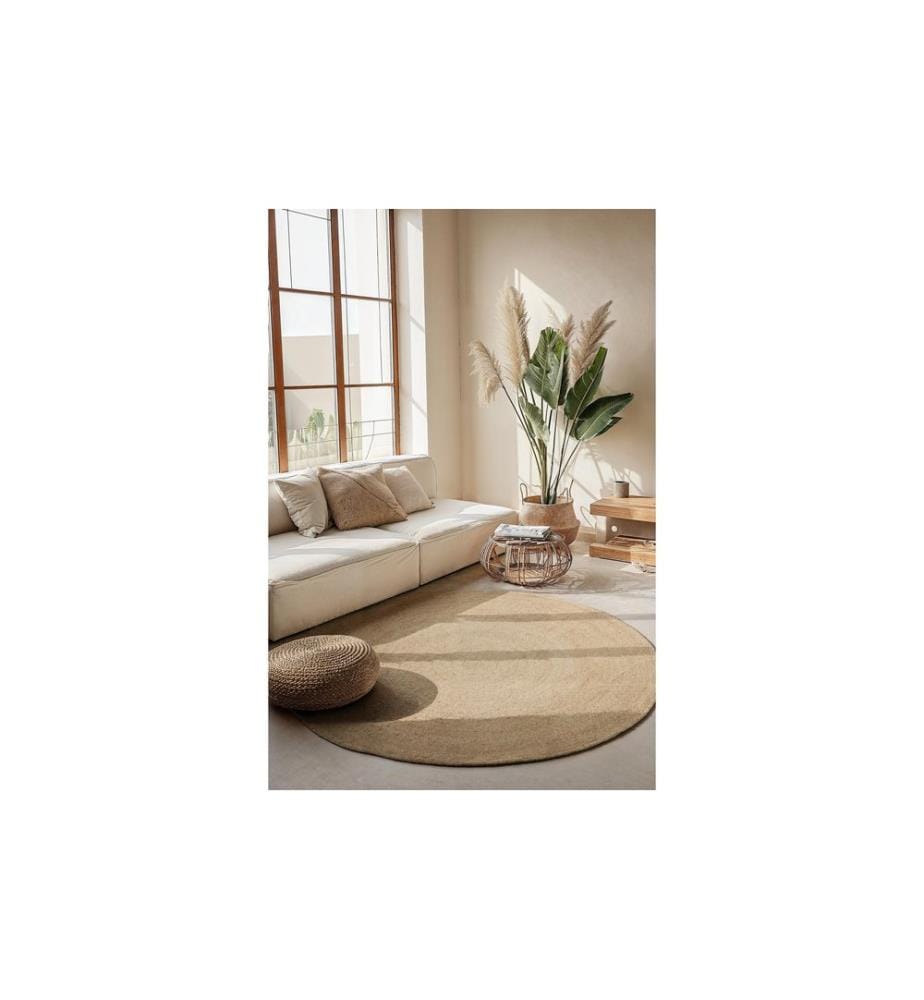 Hanse Home Teppich Rangpur 140 cm x 140 cm, Ivory