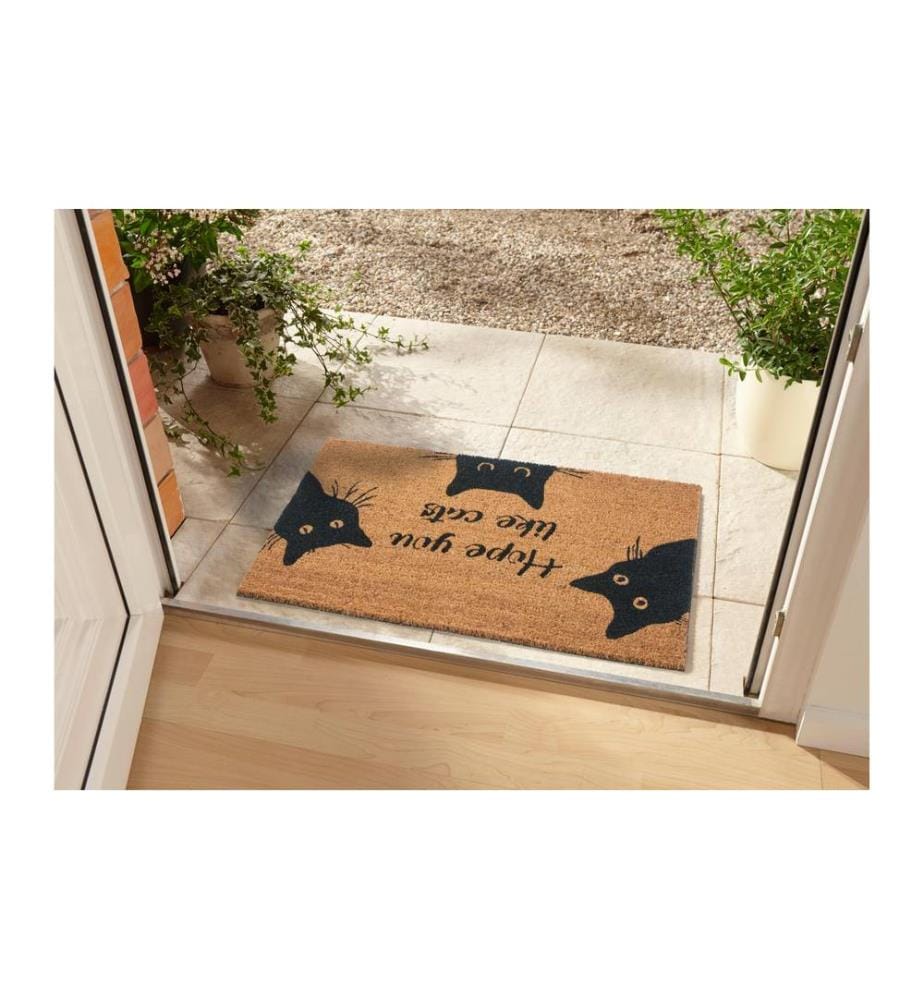 Hanse Home Fussmatte Hope you like cats 45 cm x 75 cm