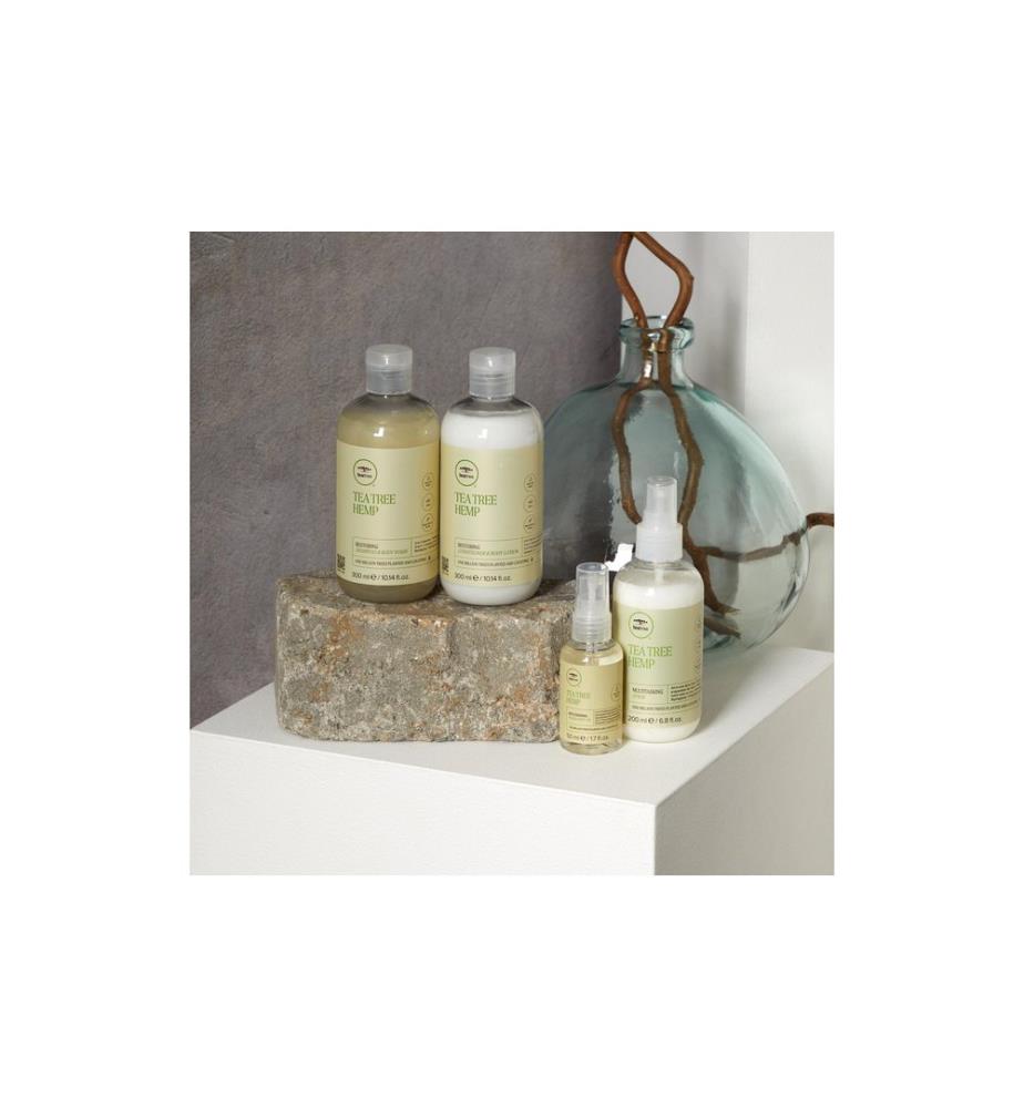 TEA TREE Shampooing et Gel douche réparateur Tea Tree Hemp 300 ml