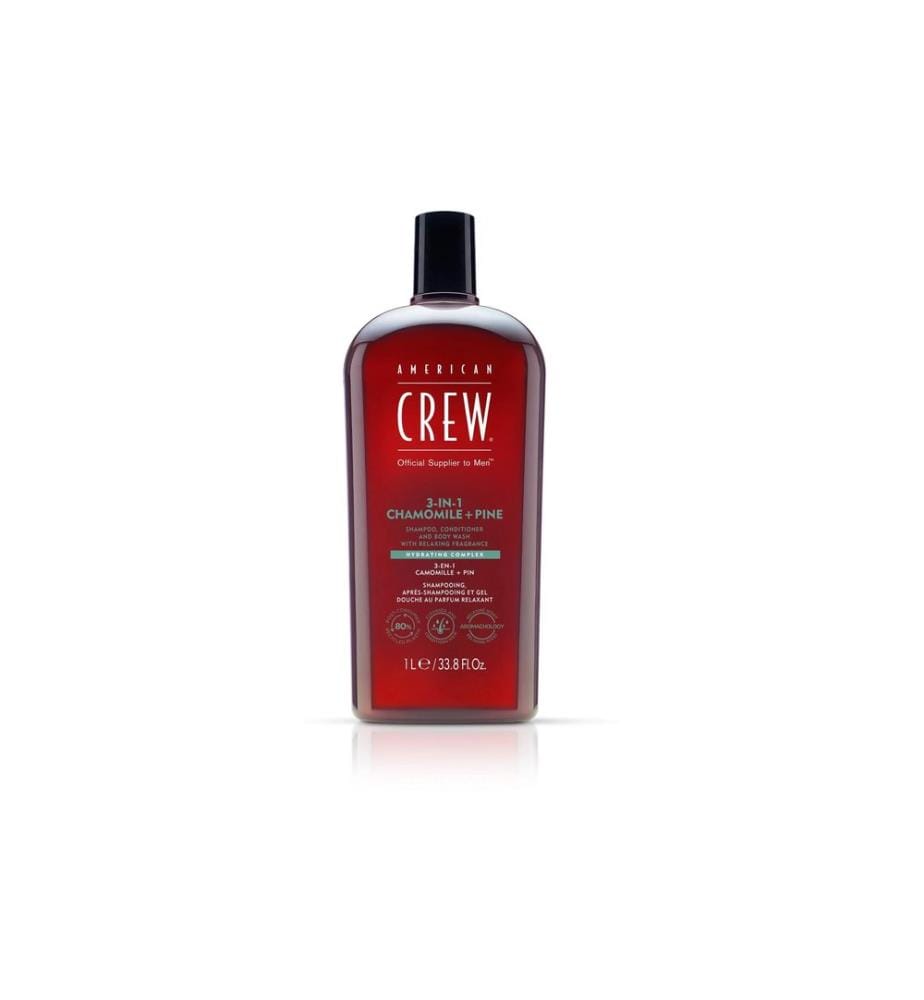 american crew 3 in 1 Kamille + Kiefer 1000 ml