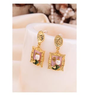 Boucles d'Oreilles en perles - Multicolore