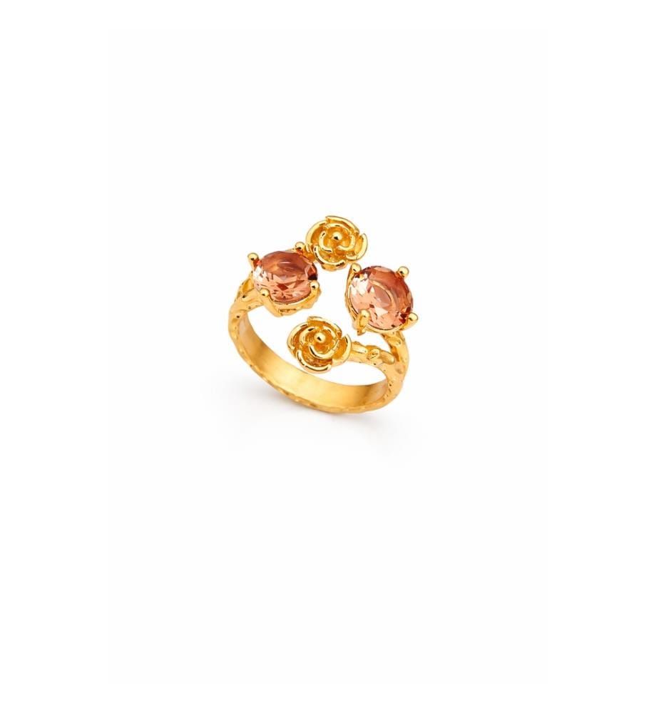 Anello regolabile in zultanite - Marrone