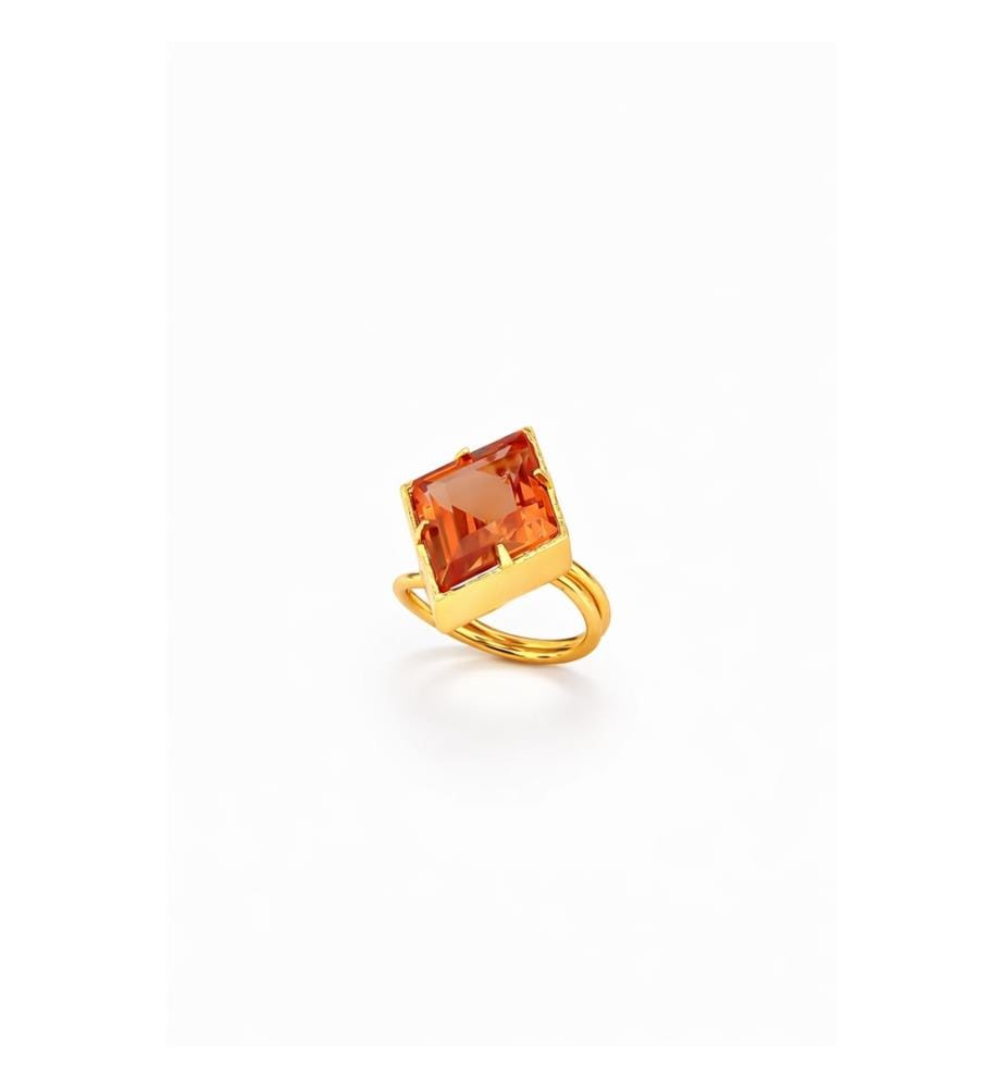 Anello regolabile in zultanite - Marrone