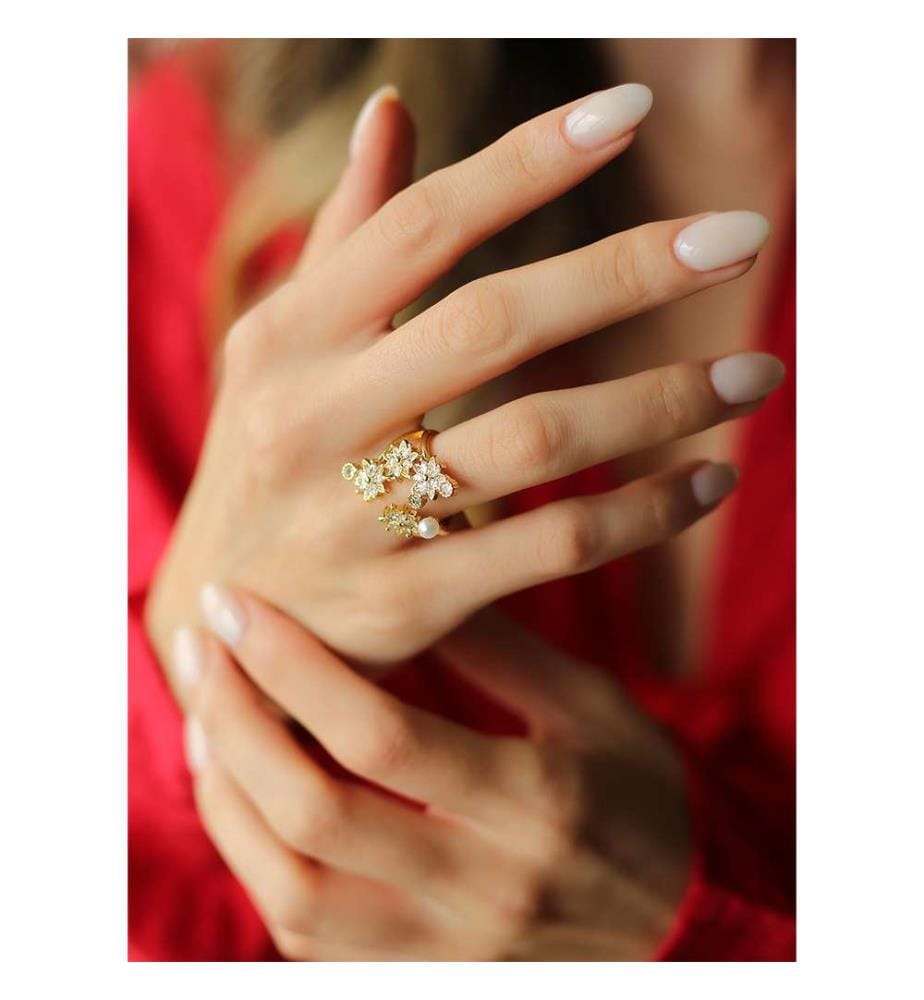Zirkon-Ring – Weiss
