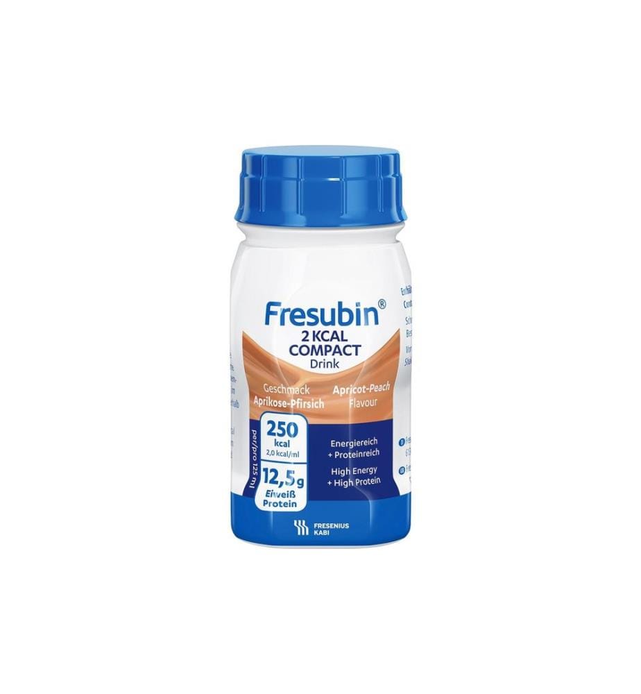 Fresubin 2 kcal Compact Drink Aprikose-Pfirsich 4 x 125 ml