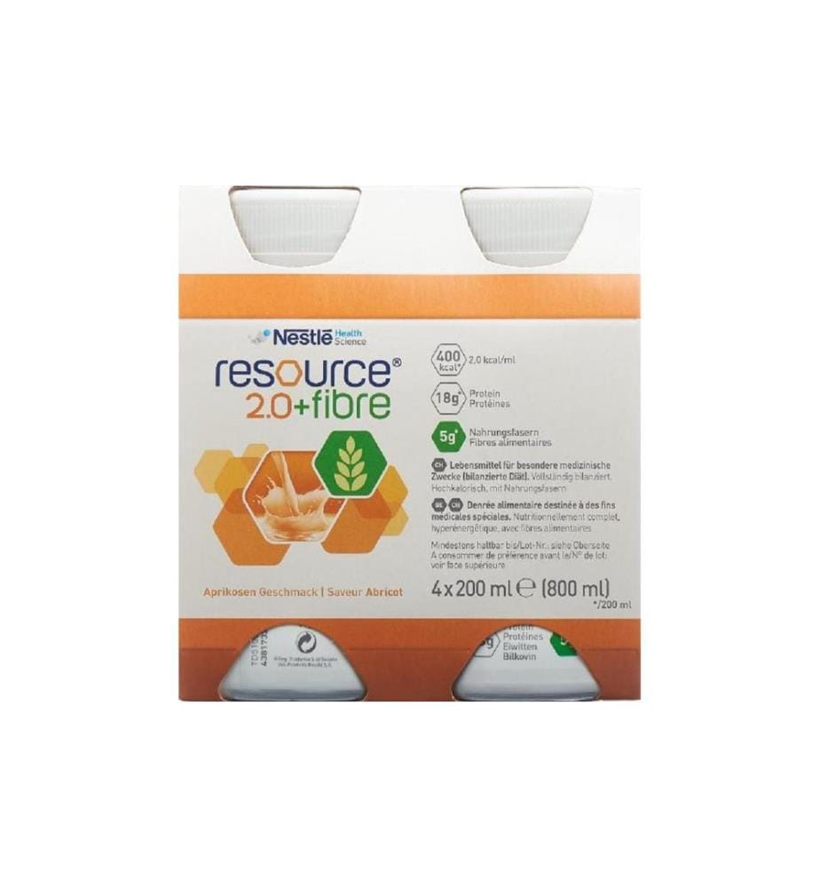 Resource 2.0 Fibre Abricot 4 x 200 ml