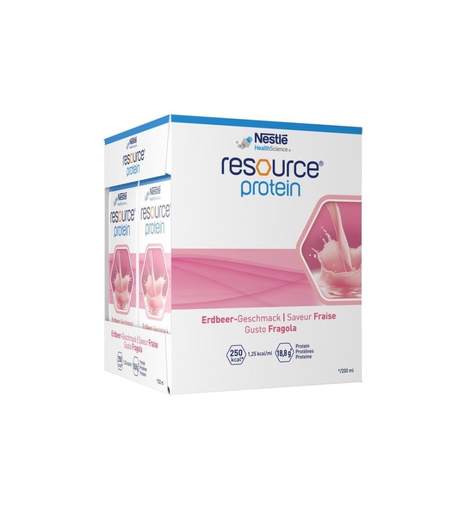 Resource Protein Erdbeere 4 x 200 ml