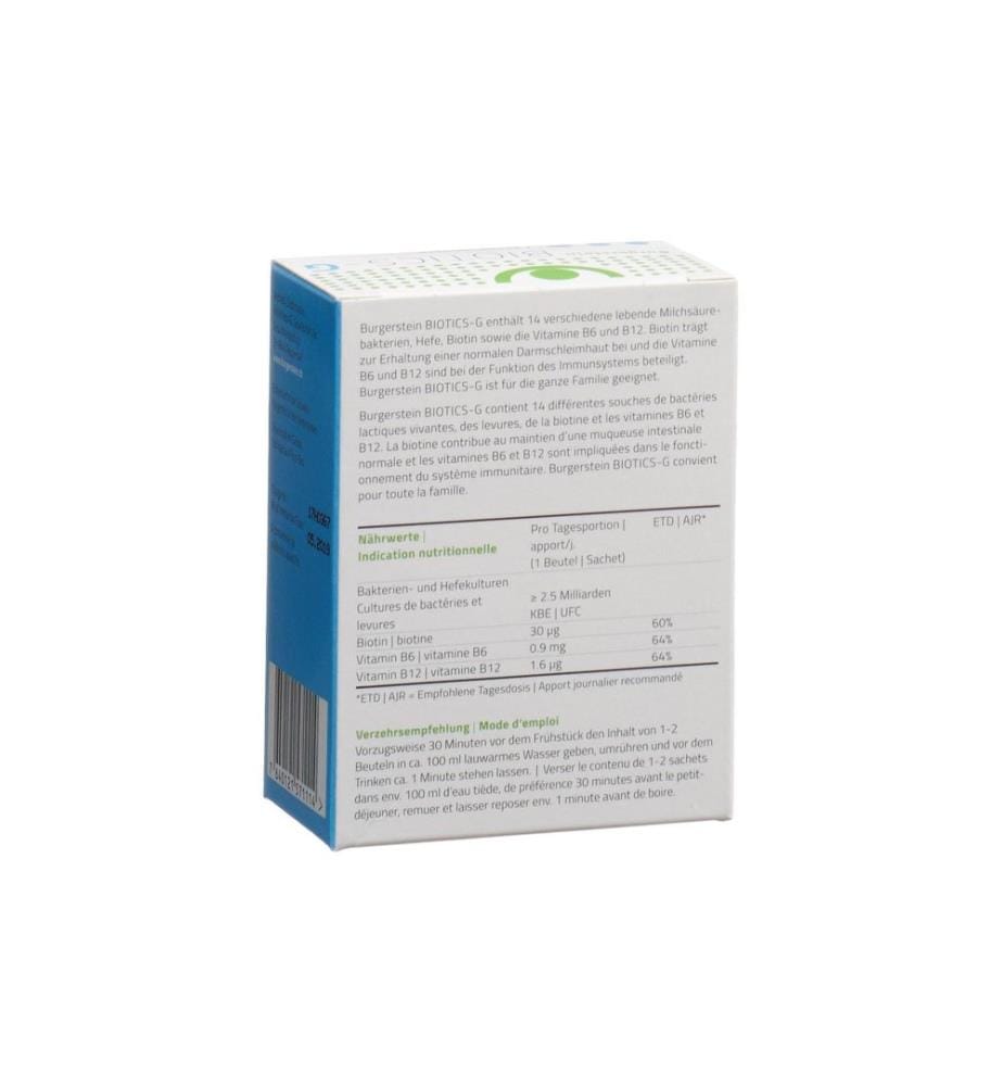 Burgerstein Probiotique Biotics-G 7 sachets