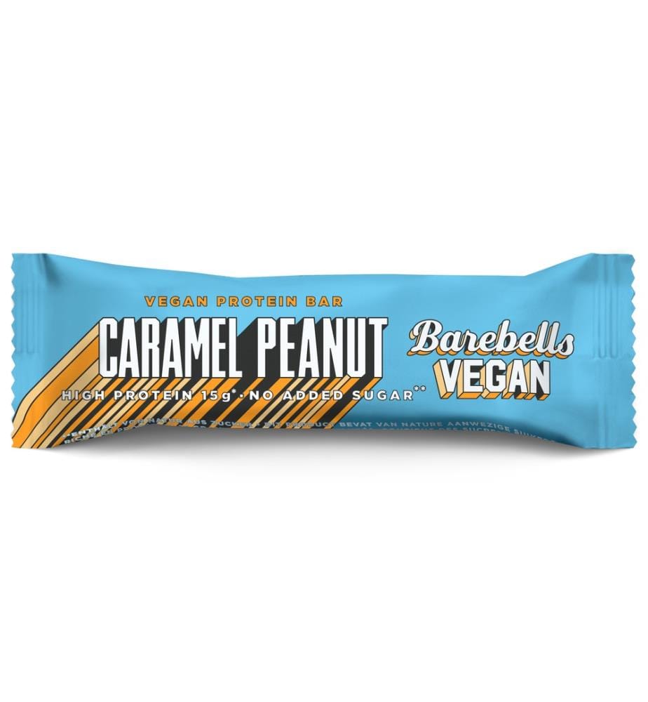 Barres protéinées vegan caramel & cacahuète - 12 x 55 g
