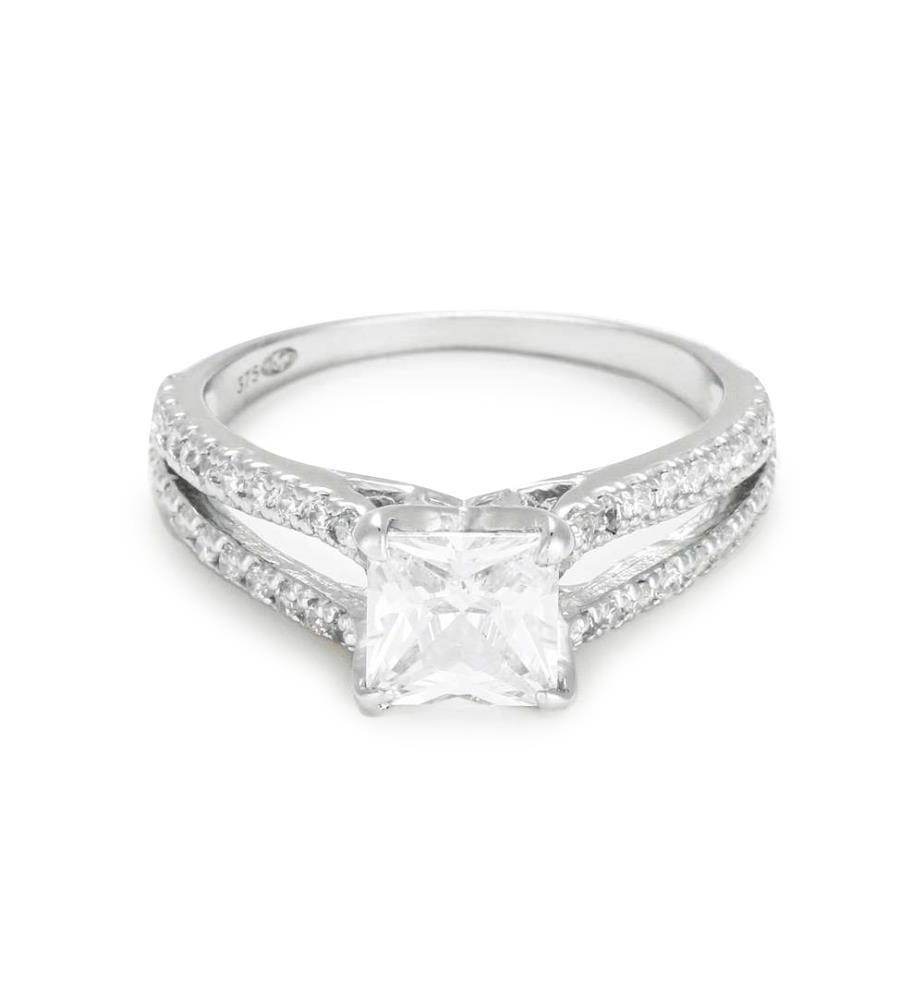 Ring La Merveilleuse - White Gold 375/1000 & Zirconium