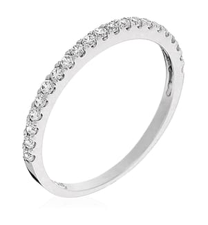 Bague Délicatesse - Or Blanc 375/1000