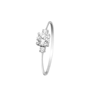 Bague Intuition - Or Blanc 375/1000