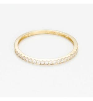 Bague Hélios - Or Jaune 375/1000 et Zircon