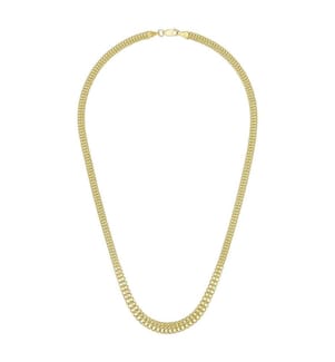 Halsband Maille Valparaiso - Gelbgold 375/1000