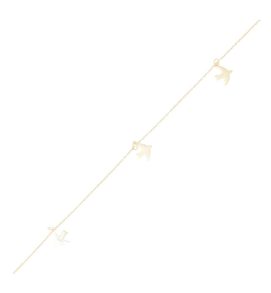 Bracelet  Hirondelles - Or Jaune 375/1000