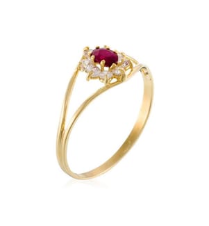 Ring Red Queen - Gold