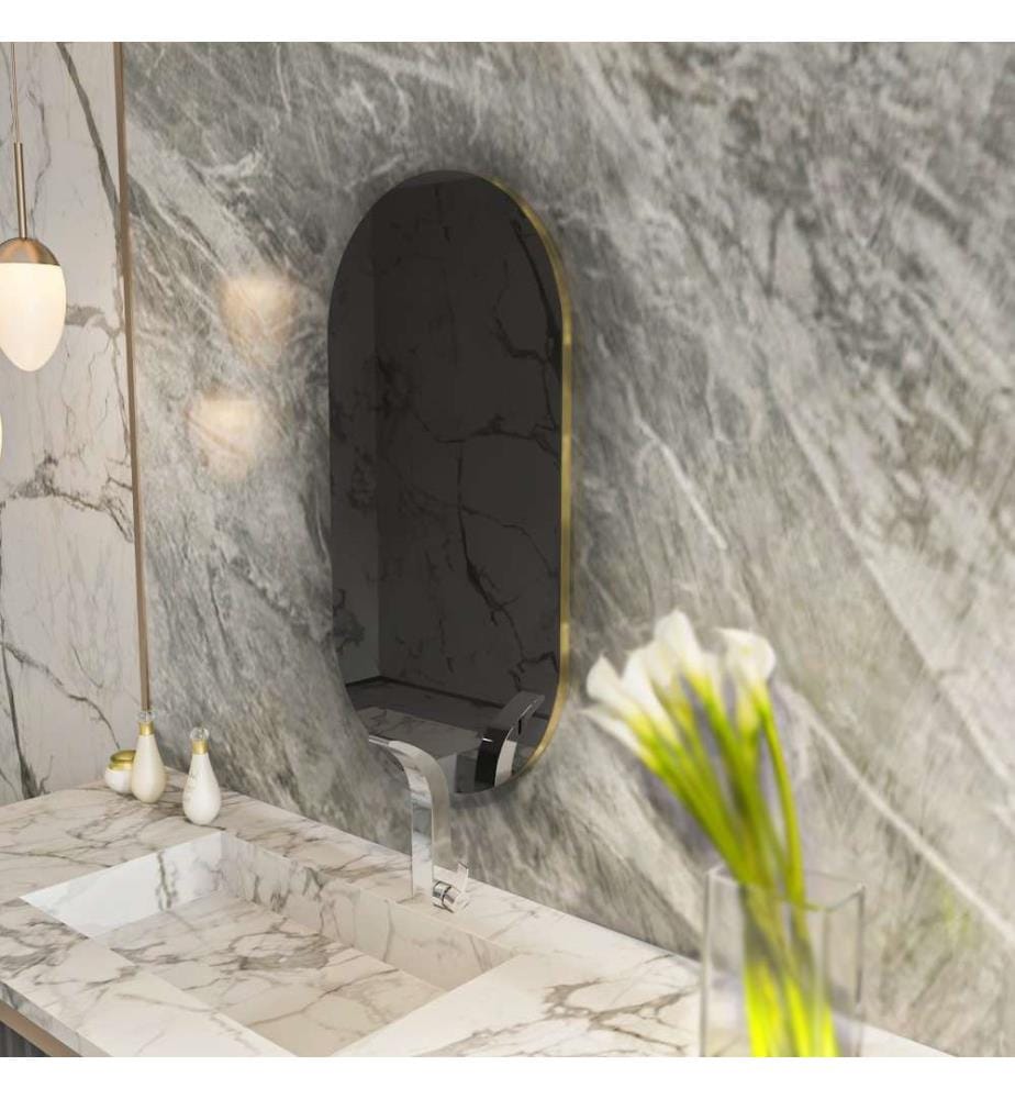 Mirror - Dark Grey Gold