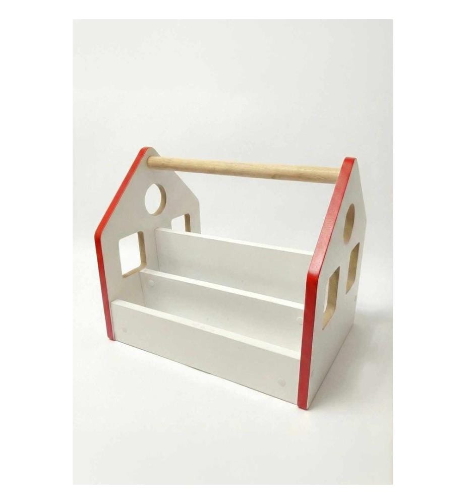 Book Caddy - Red White