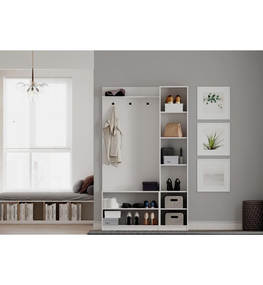Hall Stand - Matte White