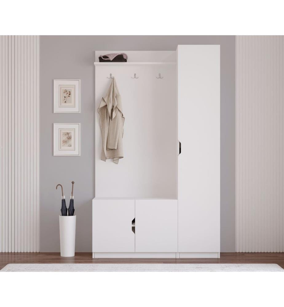 Hall Stand - Matte White