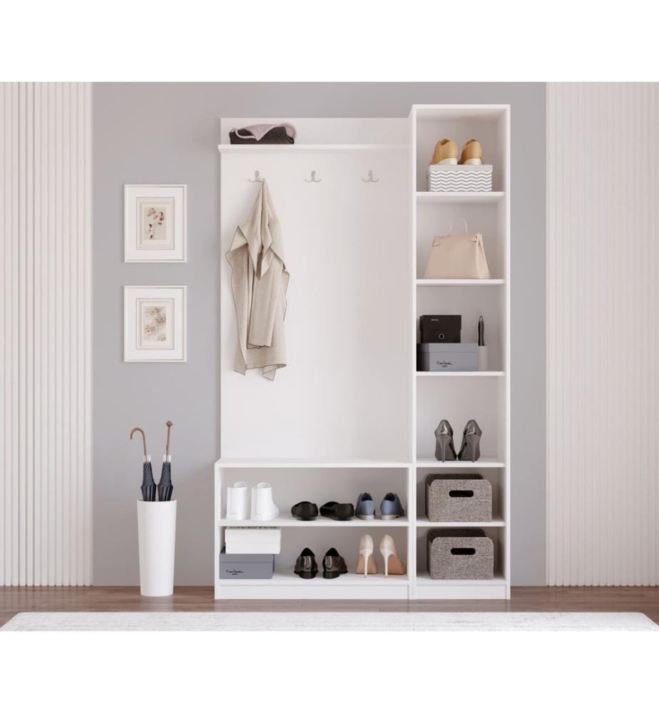 Hall Stand - Matte White