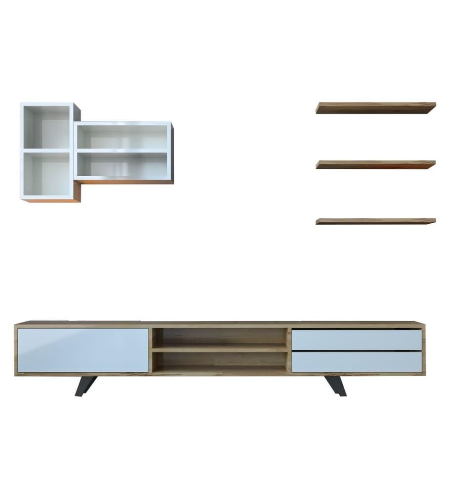 TV Unit - White Oak