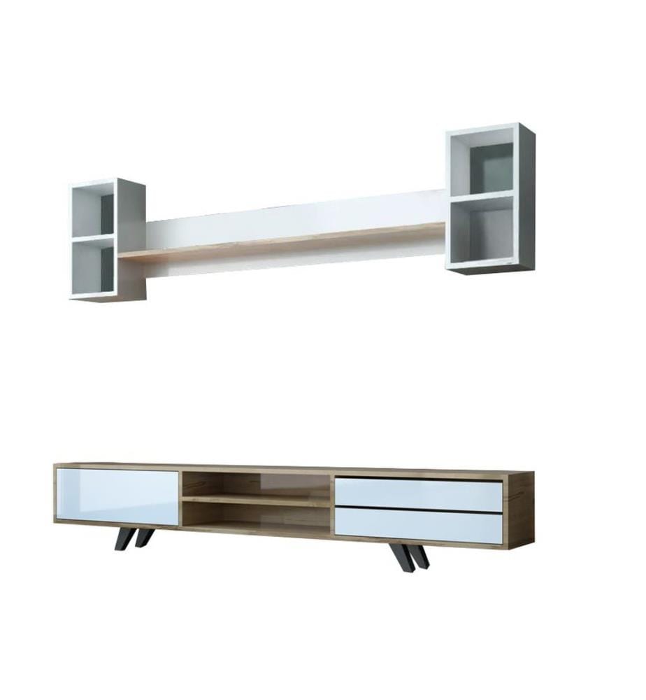 TV Unit - White Oak