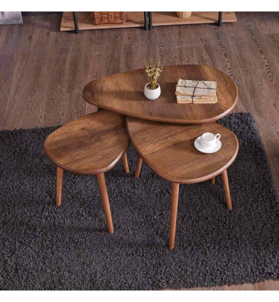 Coffee Table Set - Walnut