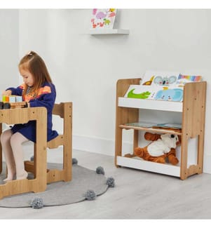 Bookshelf - White Natural