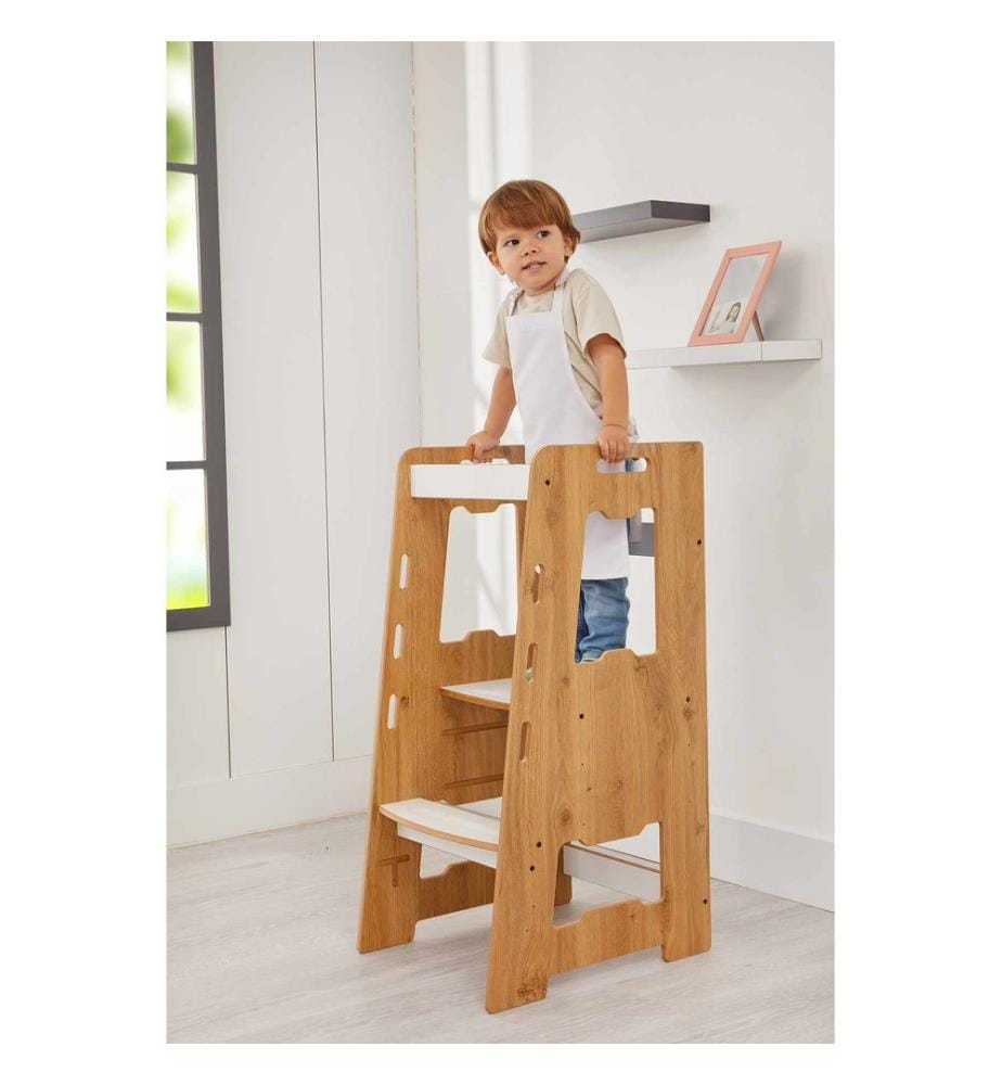 Educational Tower - Natural White