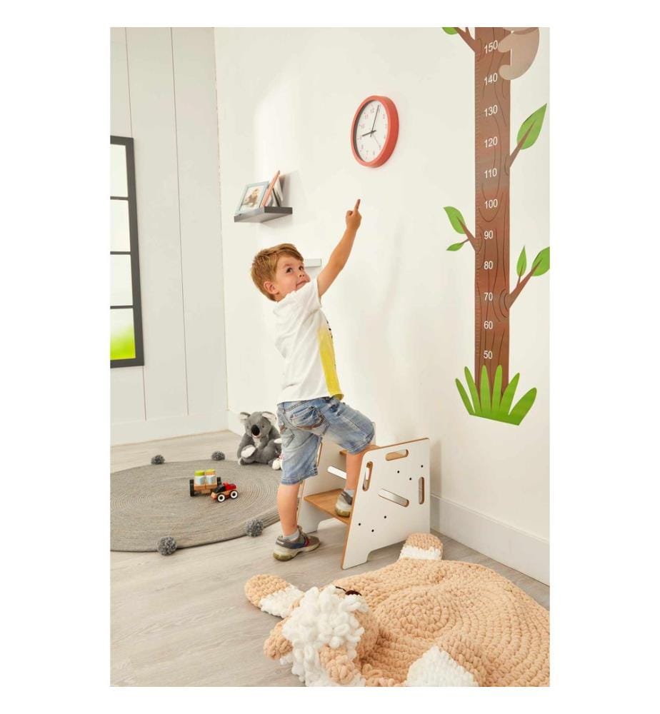 Kid's Step Stool - White Natural