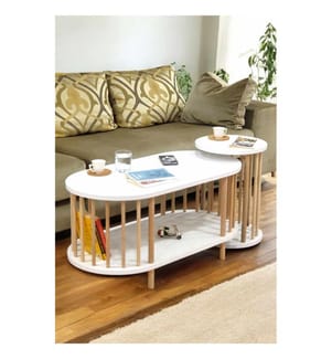 Couchtisch-Set – Weiss